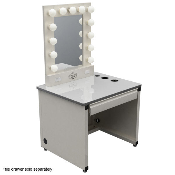 Vanity Girl Hollywood Broadway Lighted Vanity Makeup Mirror Desk