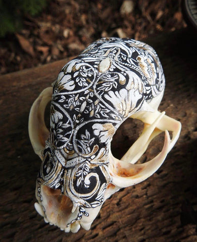 Skull mandala art