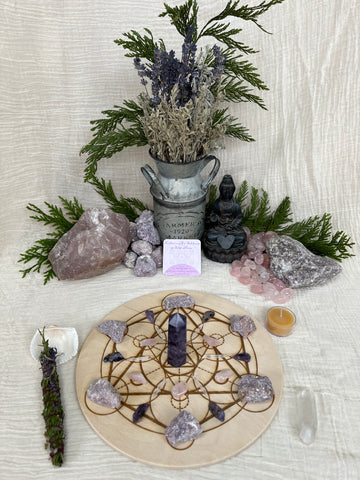 Crystal grid