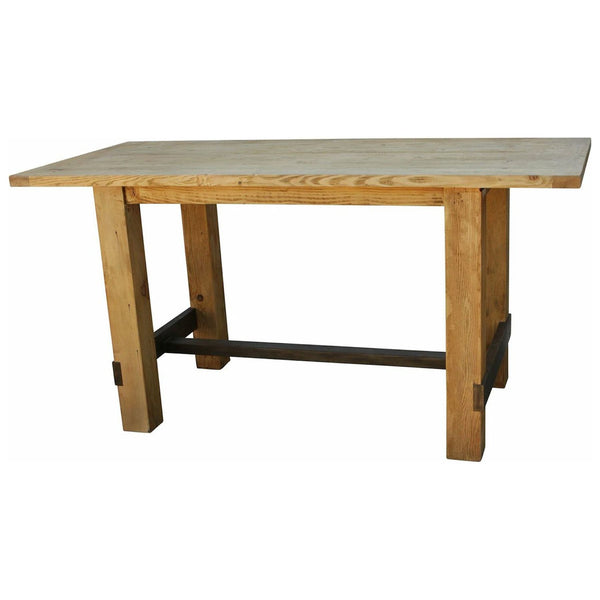 Reclaimed Wood Bar Height Table - Mortise & Tenon