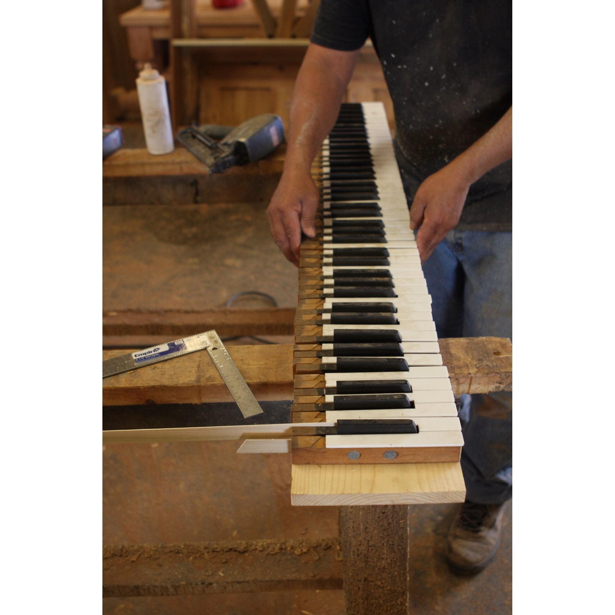 Grand Piano Bookcase Mortise Tenon