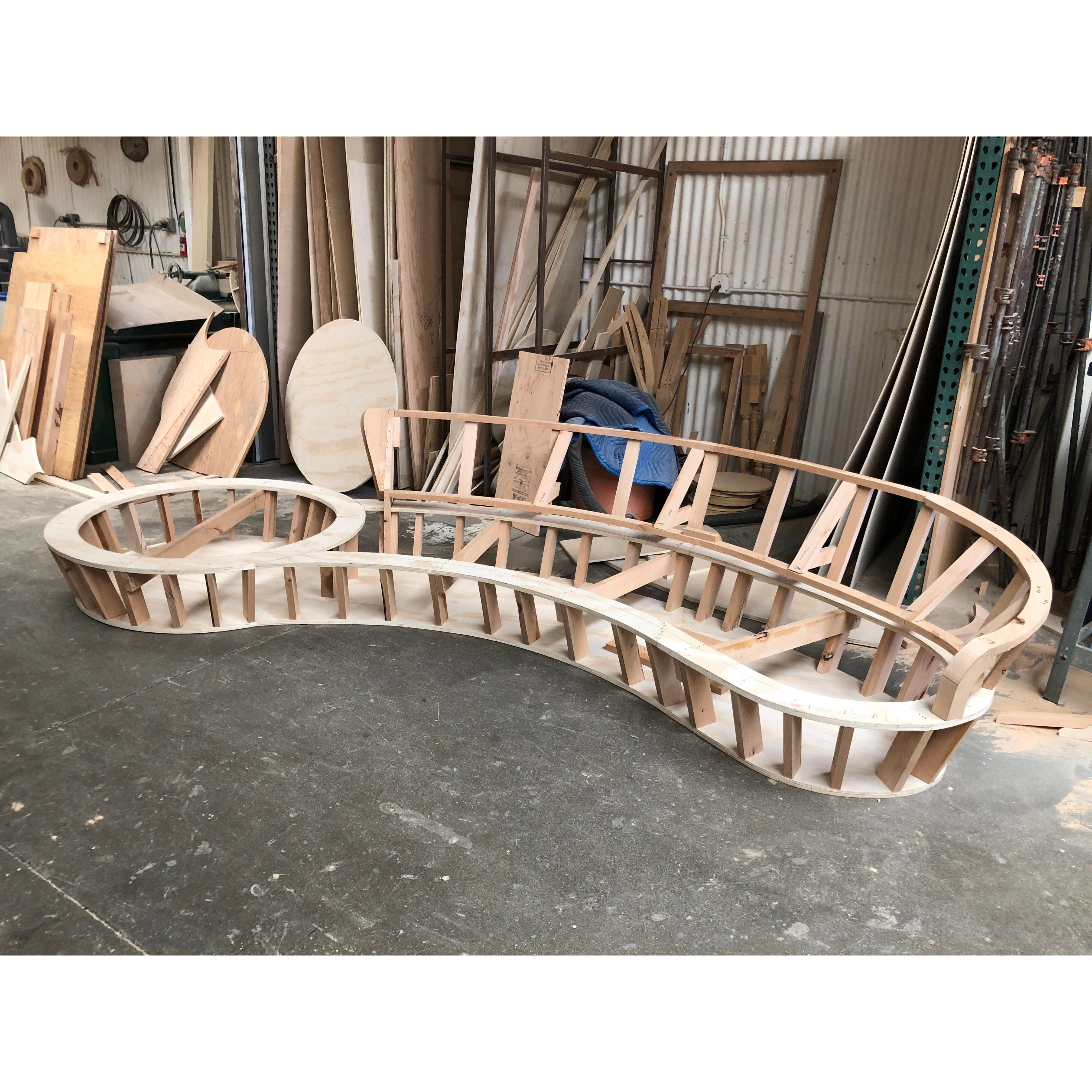 Custom Modern Amorphous Sofa Frame