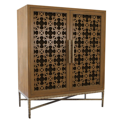 Custom Project-Media Cabinet featurning Laser Cut Panel Doors – Mortise ...