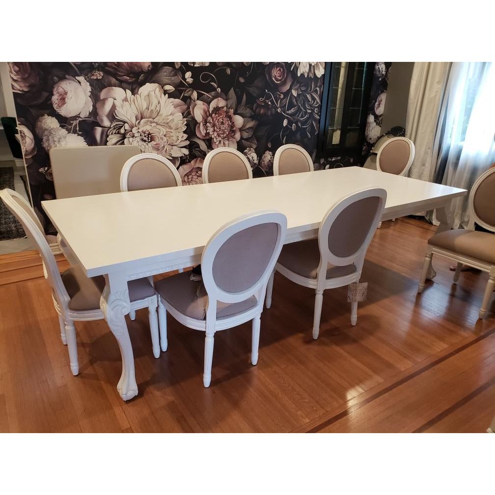 laura ashley provencale dining table and chairs