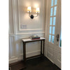 Foyer Tables - Antique Mirror and Marble Top Table