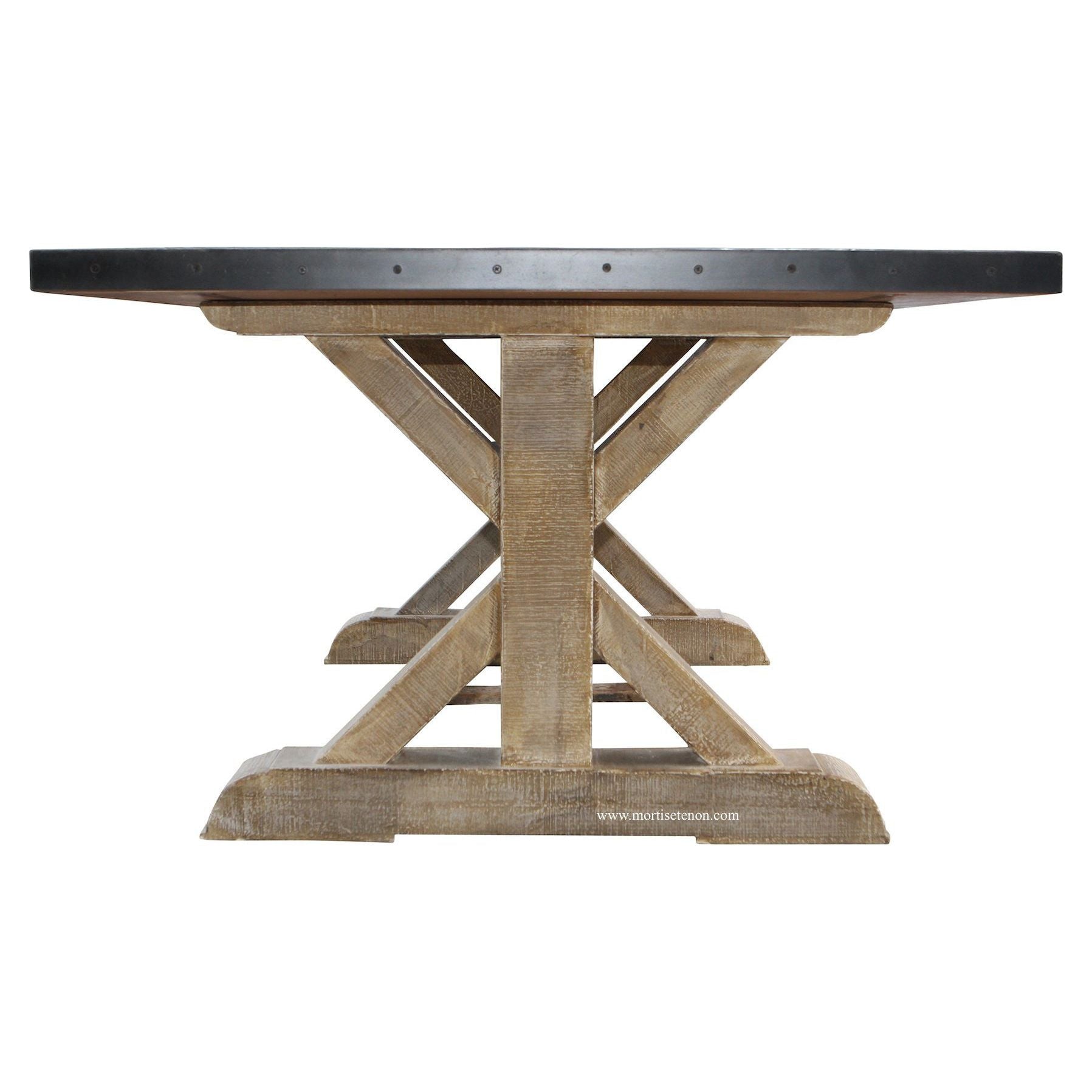 Metal Zinc Dining Tables Reclaimed Wood X Base ?v=1617391065