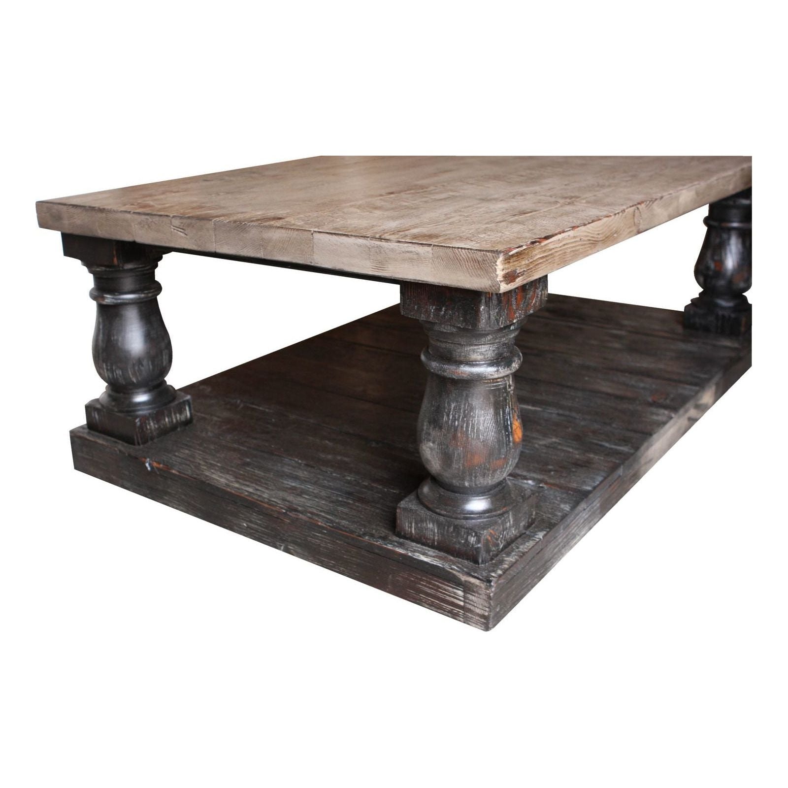 Postobello Large Turned Leg Coffee Table Built In Reclaimed Wood Coffee Tables Handcrafted From Reclaimed Timbers Recycled From Old Buildi Mortise Tenon