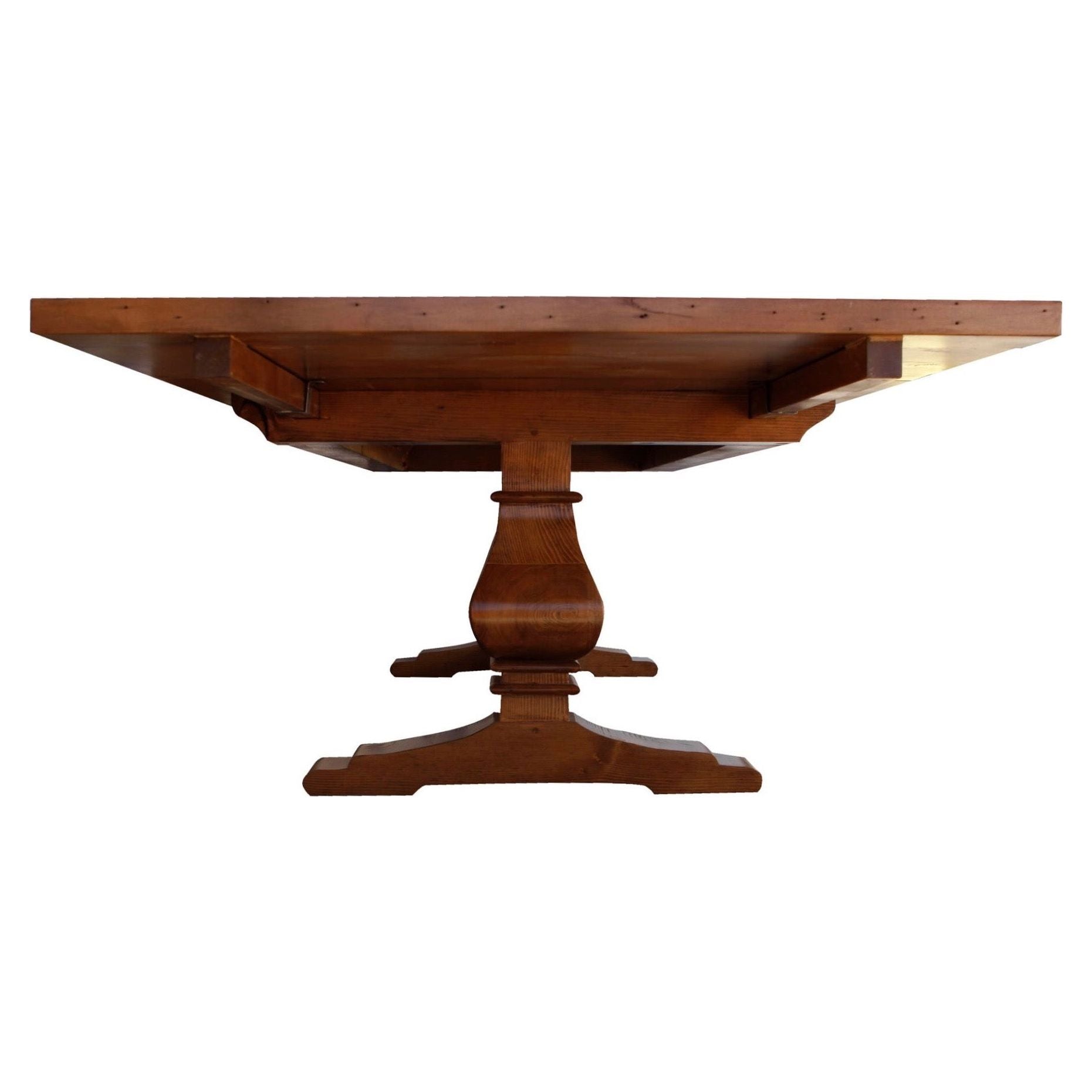 Anaheim Reclaimed Wood Extension Trestle Dining Table 