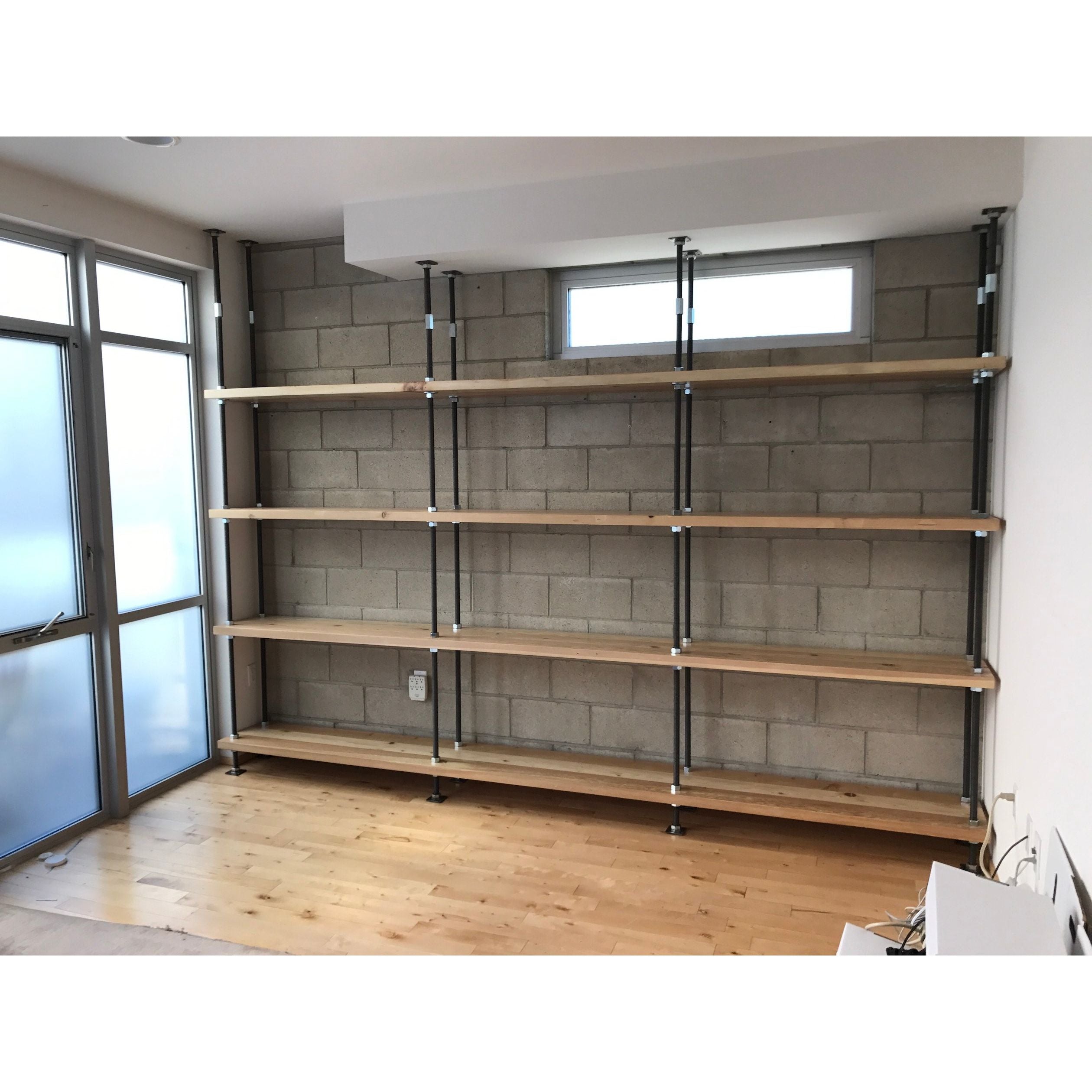 Nuts ,Bolts and Treaded Steel Rod Industrial Bookcase ...