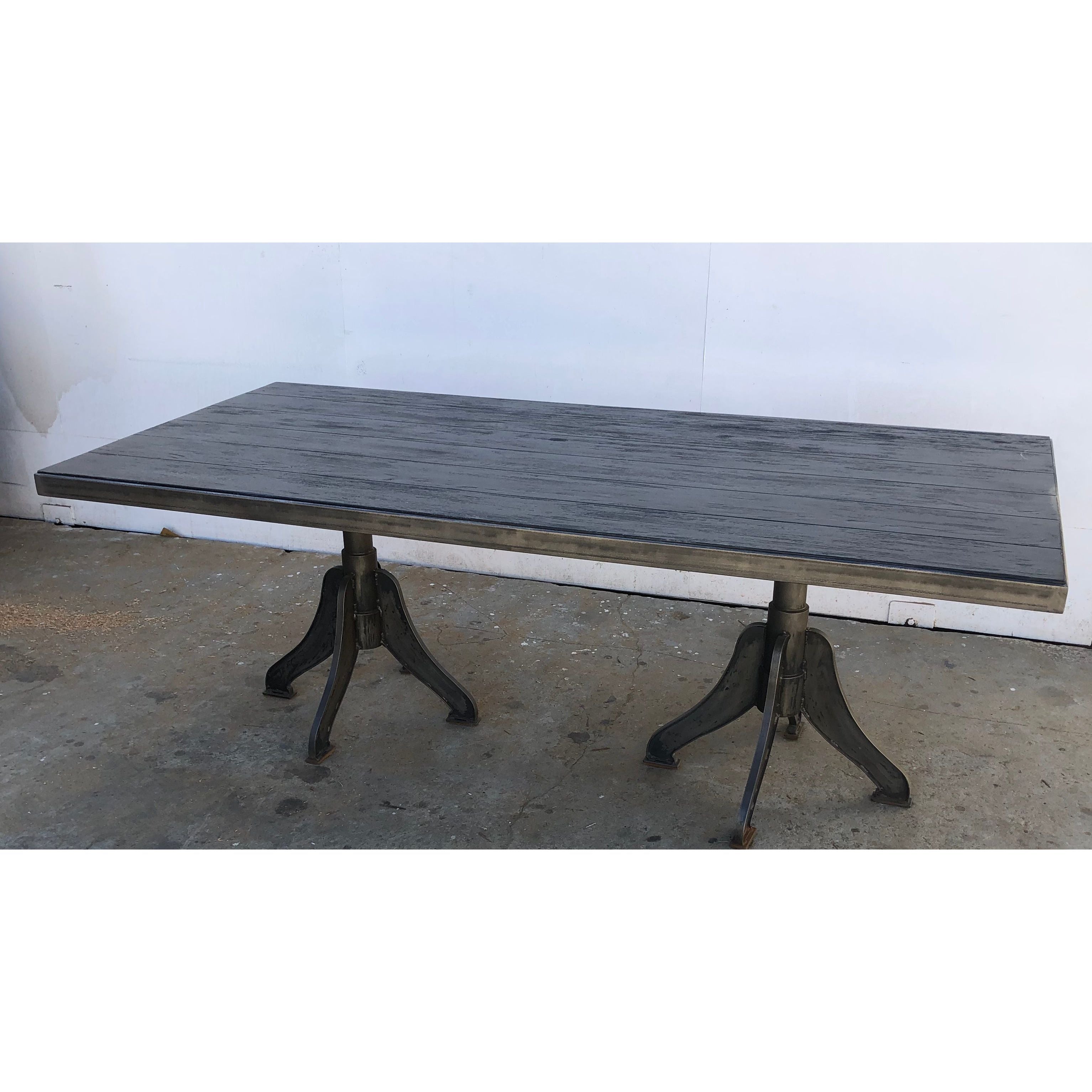 Custom Industrial Metal Furniture Designs Handmade In Los Angeles We Build Dining Room Tables