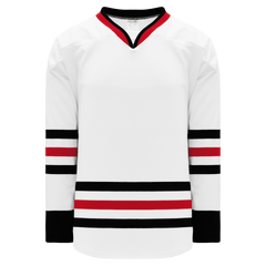Athletic Knit (AK) H550BA-CHA386B Adult Chiefs White Hockey Jersey Small