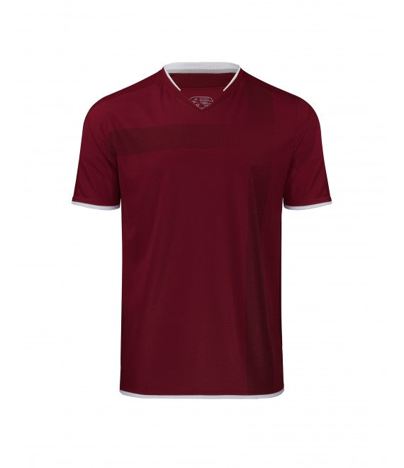 burgundy soccer jersey