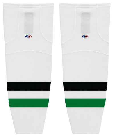 Athletic Knit (AK) H6500A-347 Adult Kelly Green/White/Royal Blue League Hockey Jersey Large