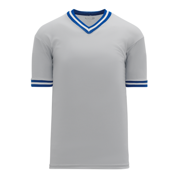 white and royal blue jersey