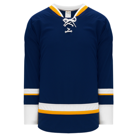 H7000-460 Navy/White/Gold Blank League Jerseys