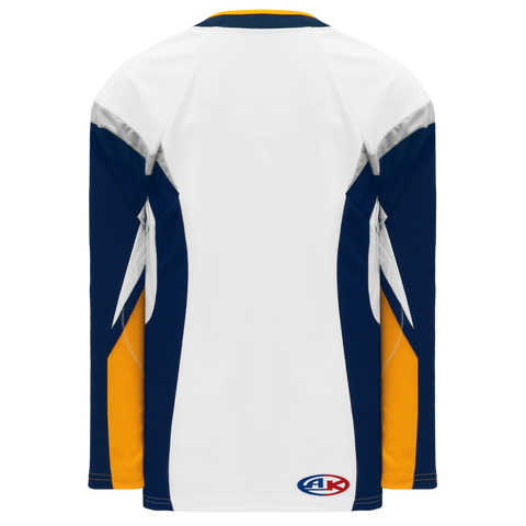 H7000-460 Navy/White/Gold Blank League Jerseys