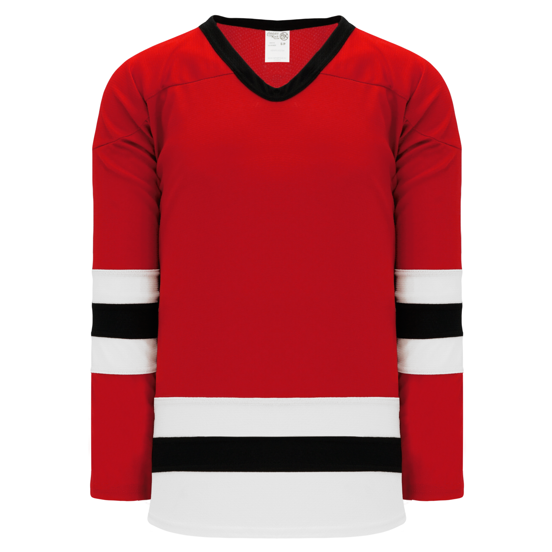 red white and black jersey