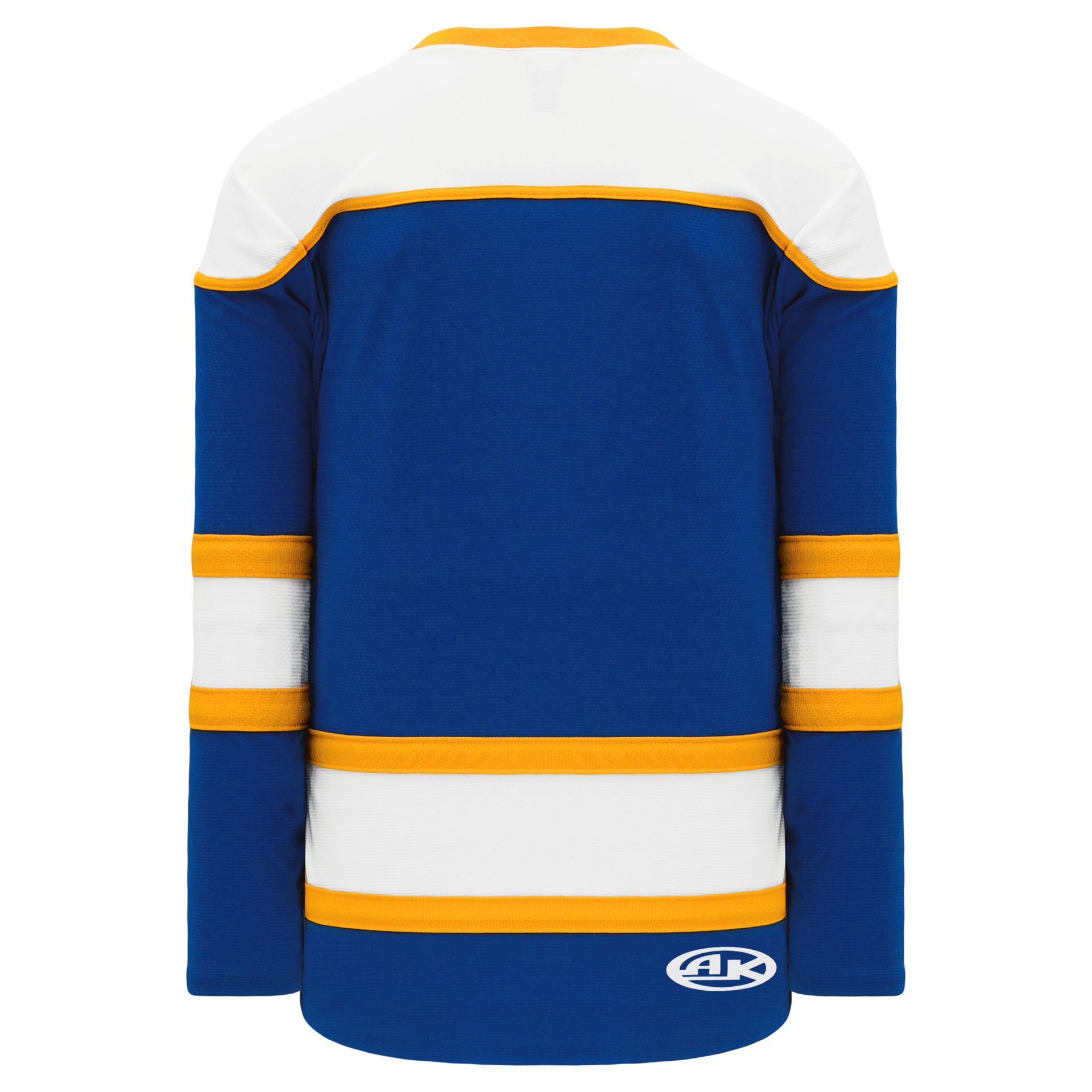 blue and gold hockey jerseys