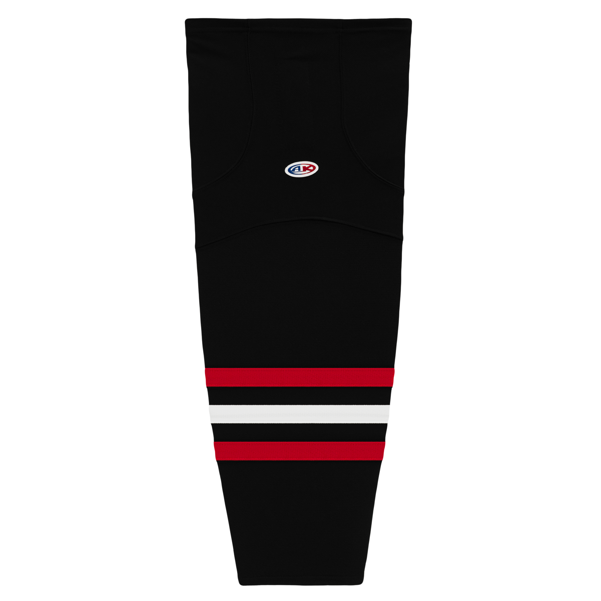 Athletic Knit (AK) HS2100-614 New Chicago Blackhawks Third Black Mesh ...