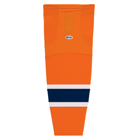 Athletic Knit (AK) H550BA-EDM877B Adult 2018 Edmonton Oilers Third Royal Blue Hockey Jersey Large