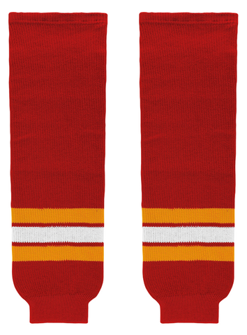 Athletic Knit (AK) H550BY-CAL472B Youth 2021 Calgary Flames White