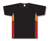Athletic Knit (AK) V563-470 Black/Gold/Red Volleyball Jersey