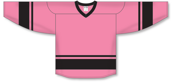 pink and black oilers jersey