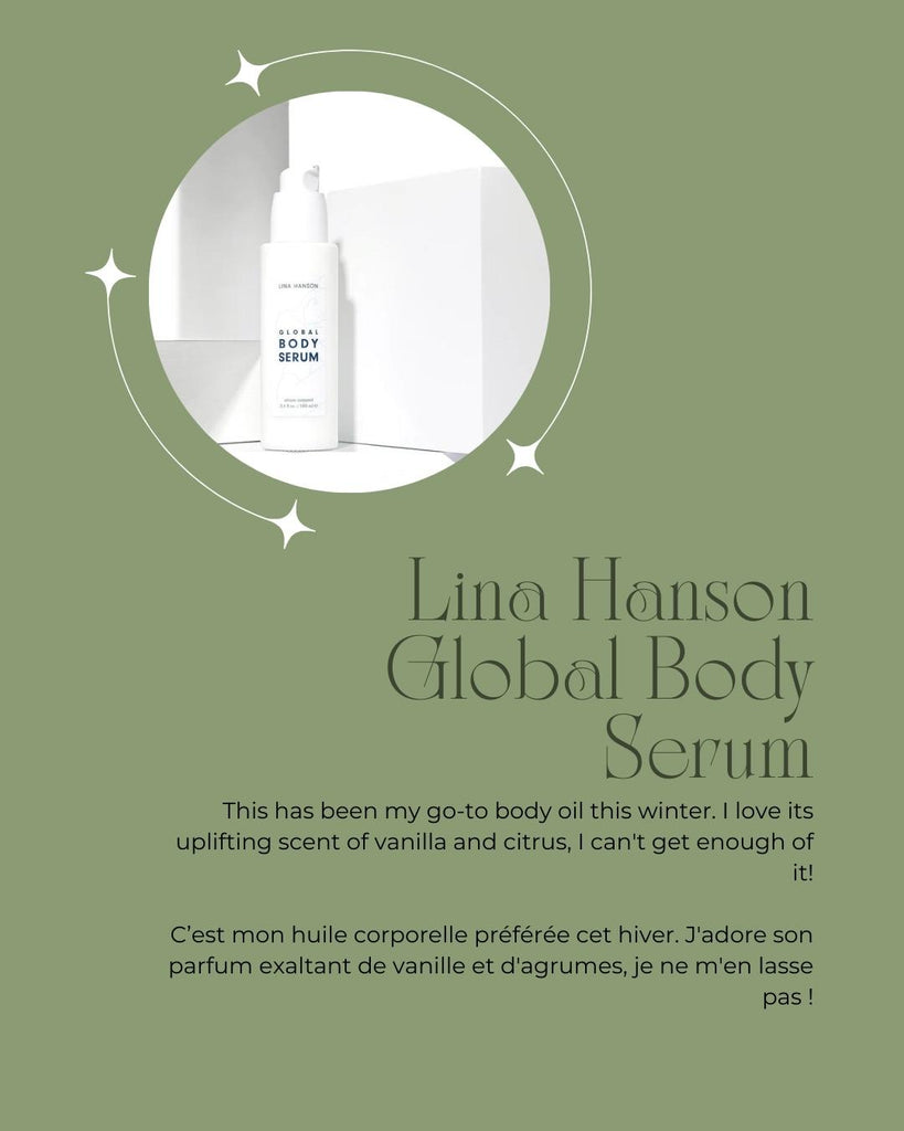 lina hanson global body serum