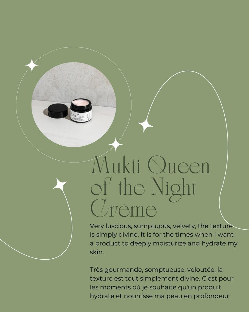 mukti organics queen of the night creme