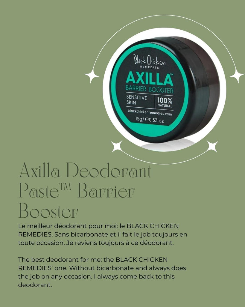 Pâte déodorante booster d'aisselles Black Chicken Remèdes