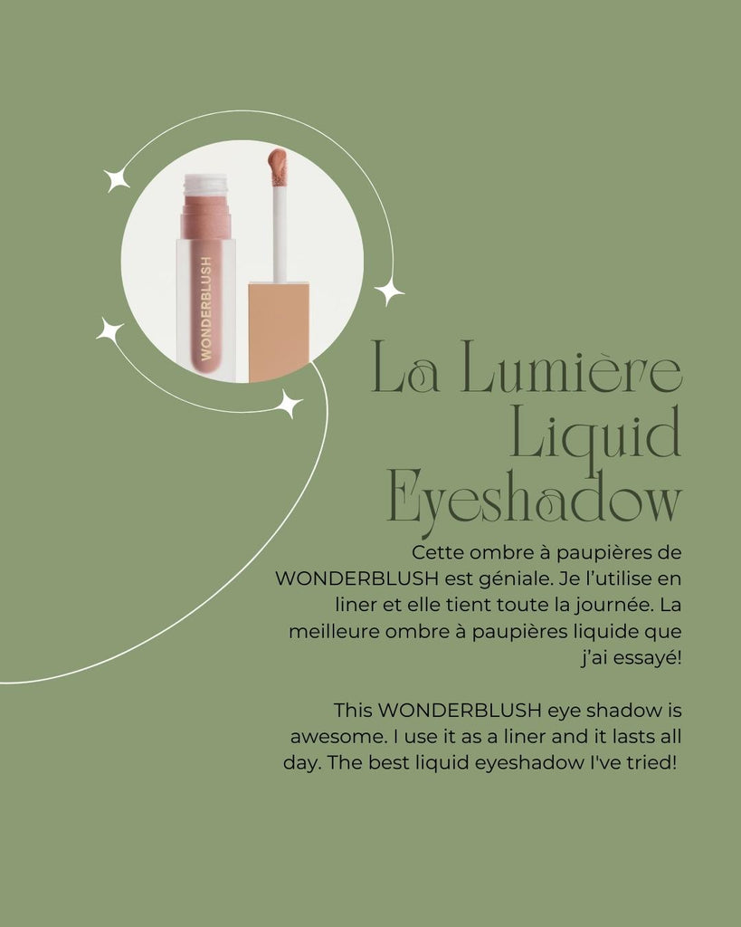 fard à paupières liquide Wonderblush Le Lumière