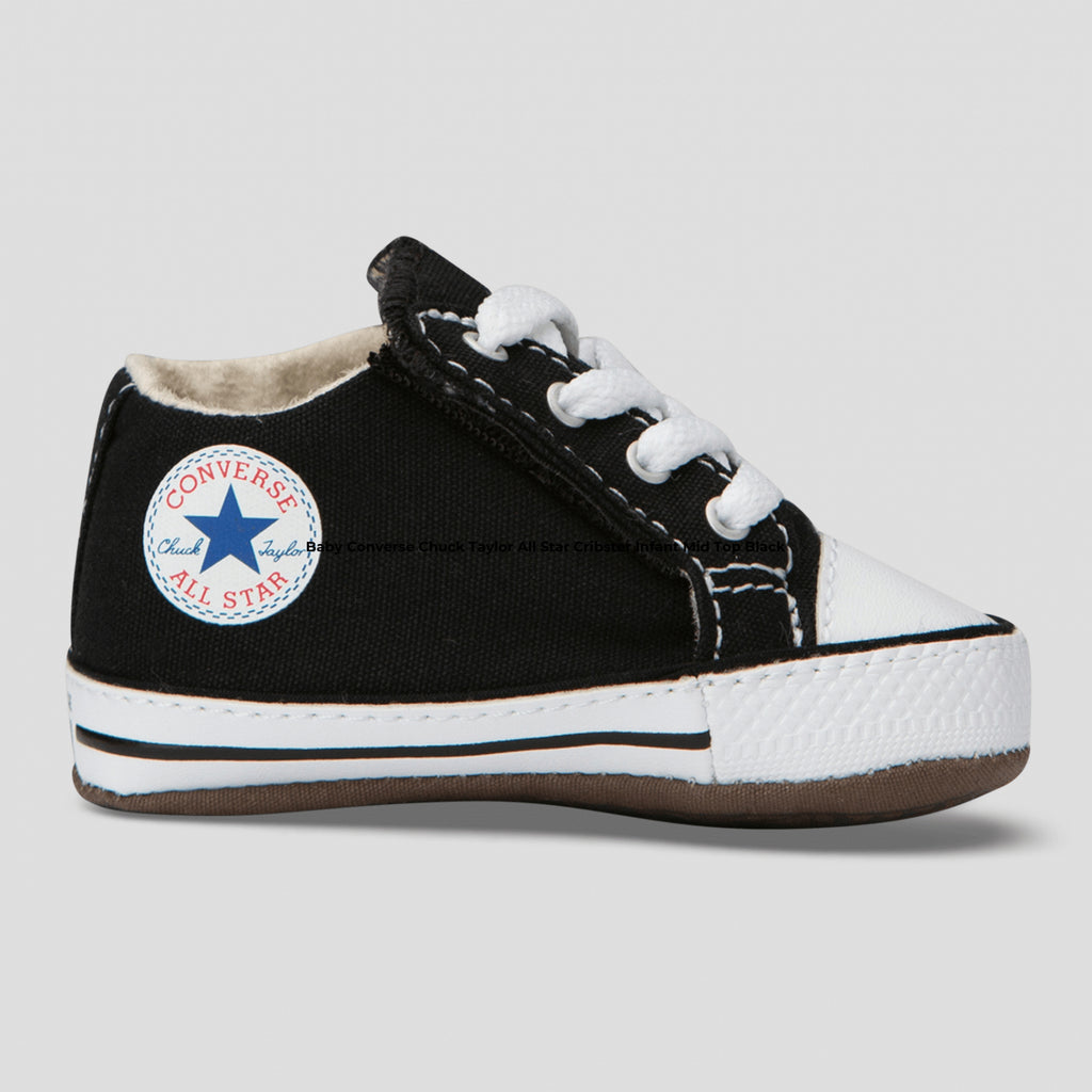 Benigno Creyente Centralizar Baby Converse Chuck Taylor All Star Cribster Infant Mid Top Black – Tiny  Style