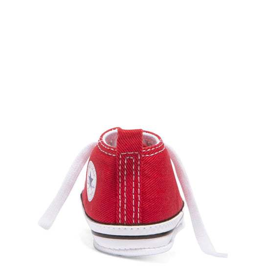 infant red high top converse