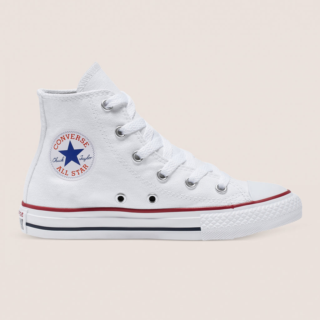 Converse Kids Chuck Taylor All Star Junior High Top White | Afterpay ...