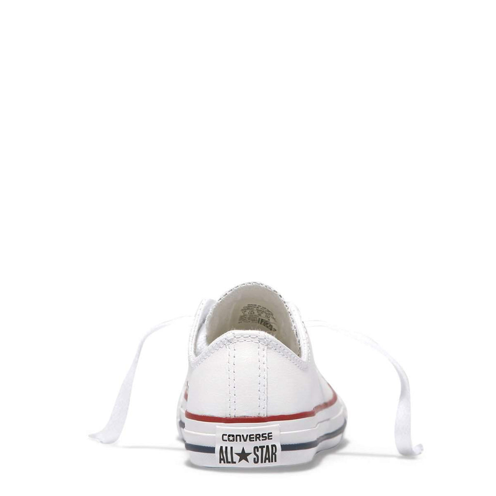 Converse Kids Chuck Taylor All Star Junior Low Top White Leather ...