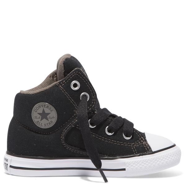 Converse Kids Chuck Taylor All Star High Street Toddler Mid Black ...