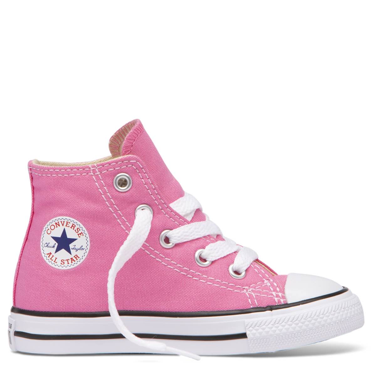 pink high top converse kids