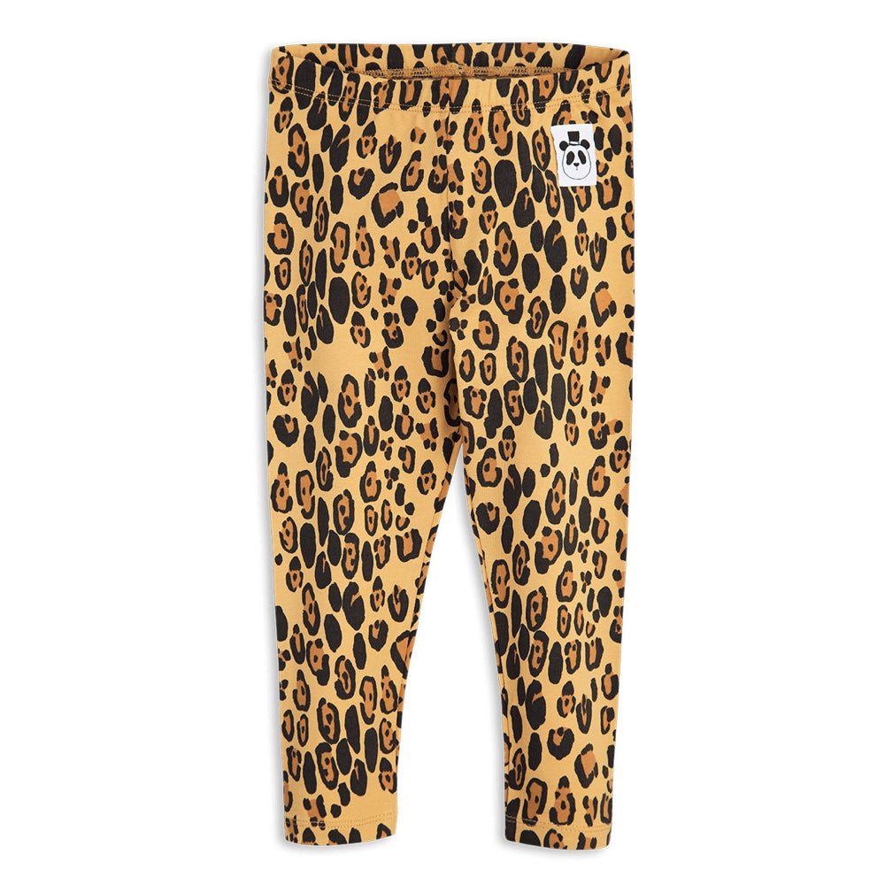 Mini Rodini Organic Leopard Leggings | Cool Kids Clothes | Tiny Style