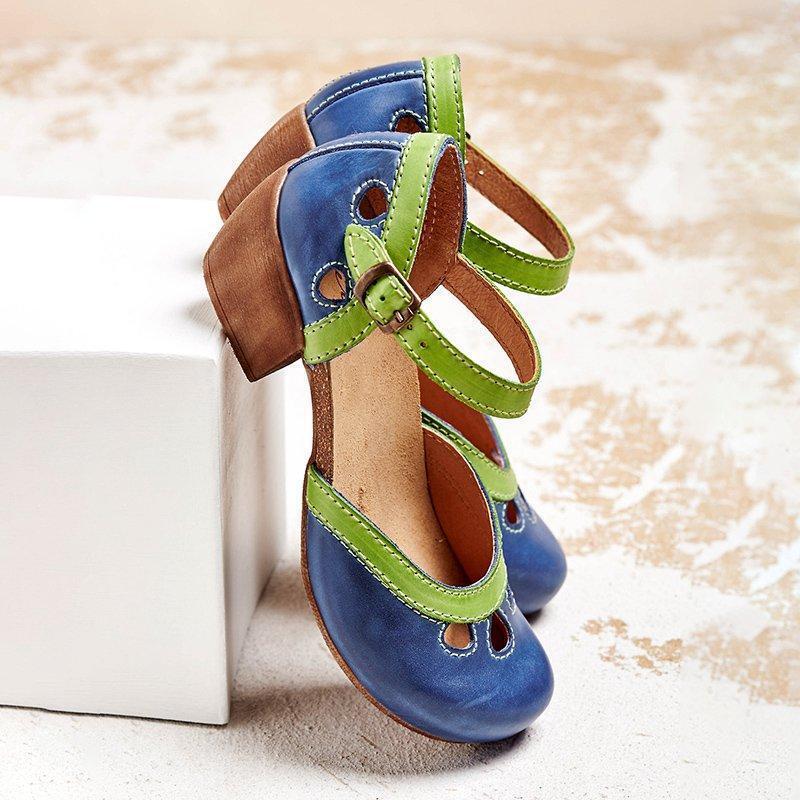 ALEXIA™ | LOW HEEL ORTHOPEDIC SANDALS - Prochlan product image