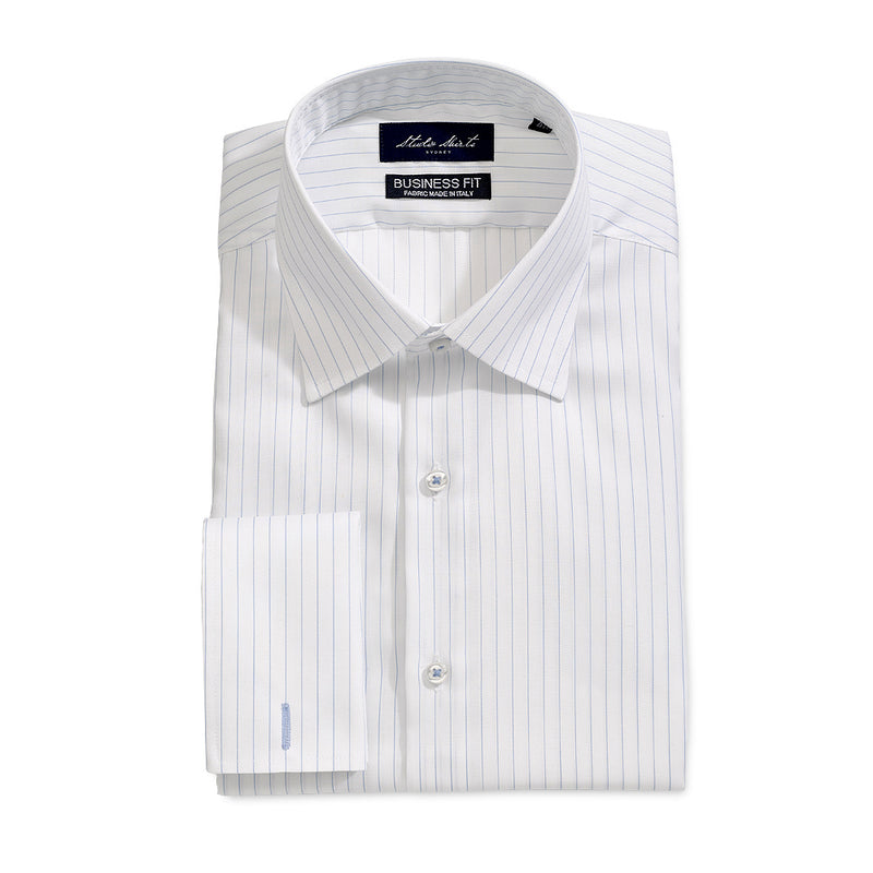 mens pinstriped dress shirt