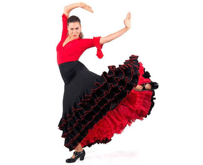FALDA BAILE FLAMENCO DEBLA, Flamencoymas.com