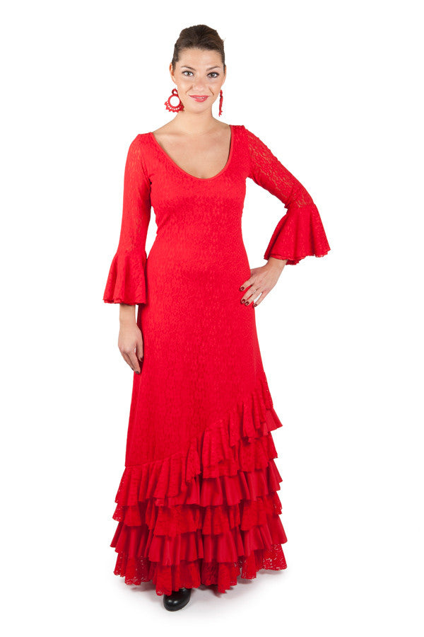 VESTIDO BAILE FLAMENCO MODELO ZAPATEO