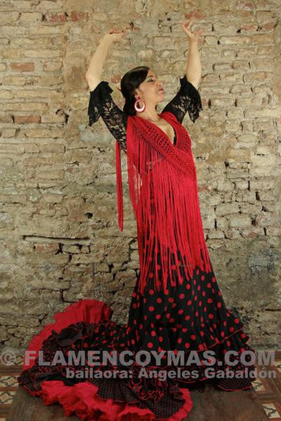 Tira De Flecos Para Escote Recta 100 Cm Natural / Flamenco
