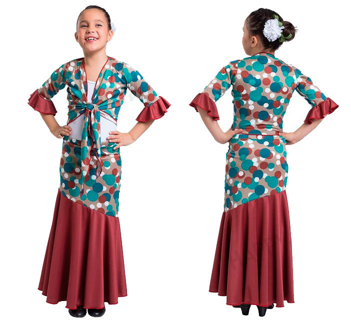 Faldas para Baile Flamenco Happy Dance para Niñas.  Ref.EF308PE30PS13PS82PS83, Faldas de flamenco para niñas