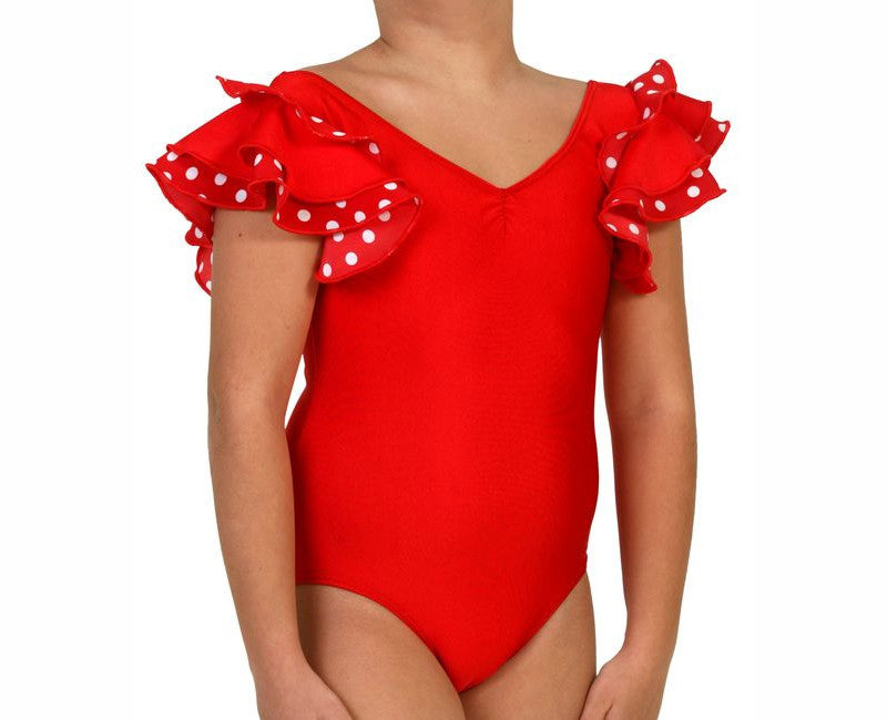 Maillot de flamenco- CAYETANA - Maillots, bodys y camisetas de flamenco de  NIÑA<