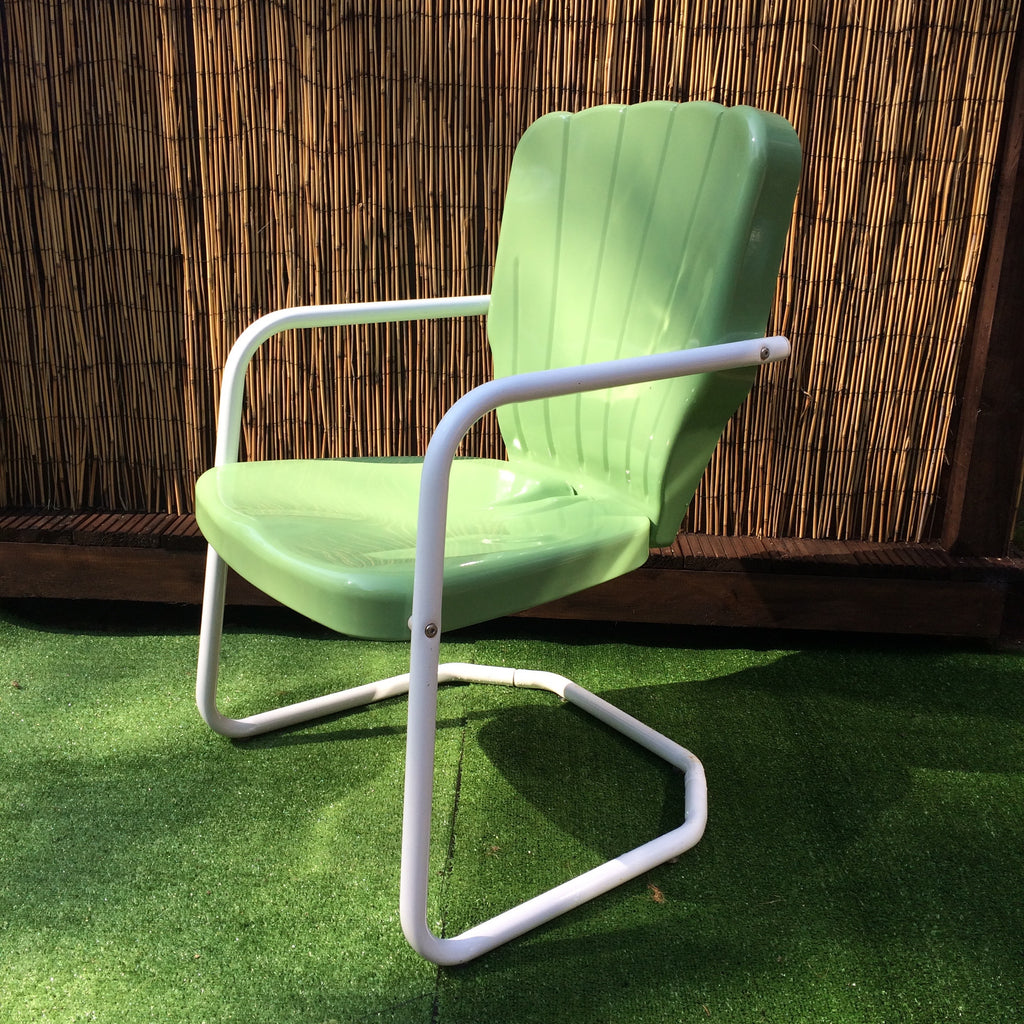Thunderbird Lawn Chair: Green American Retro Garden Chair – swingOramic