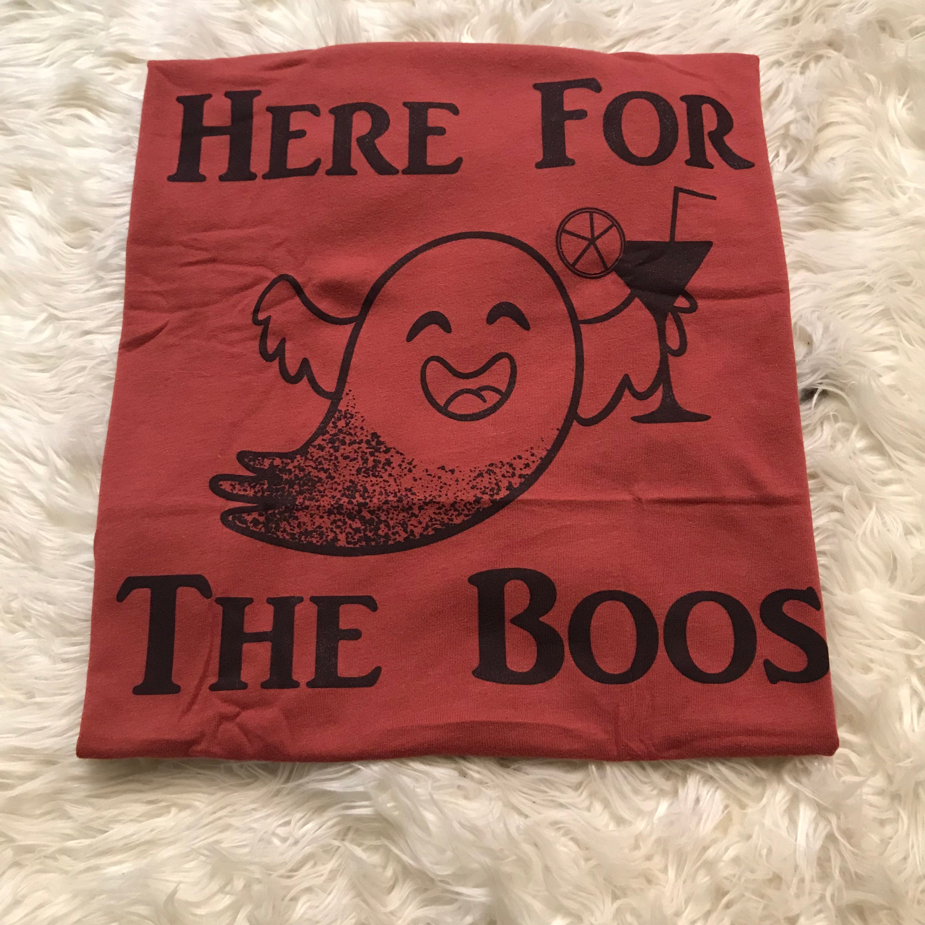 Here For The Boos Halloween Tee