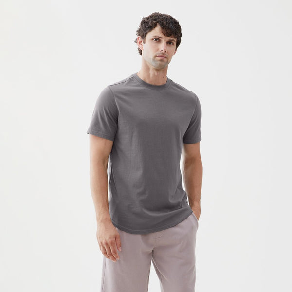 Salty Scoop Long Sleeve Jersey Tee - Heather Grey - Surfside Supply Co. –  Surfside Supply Co.