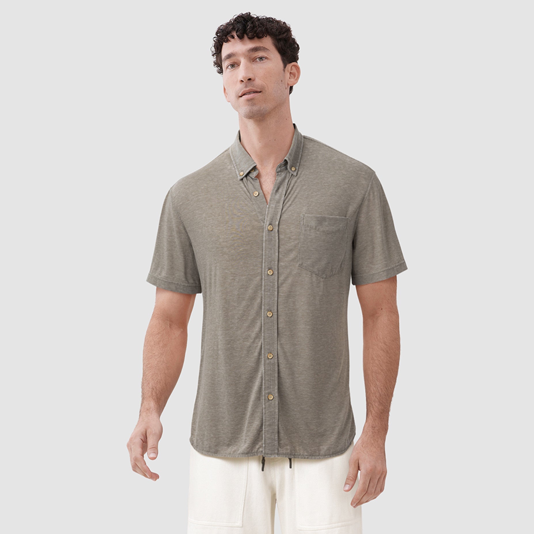 Image of Tony Burnout Shirt - Seagrass