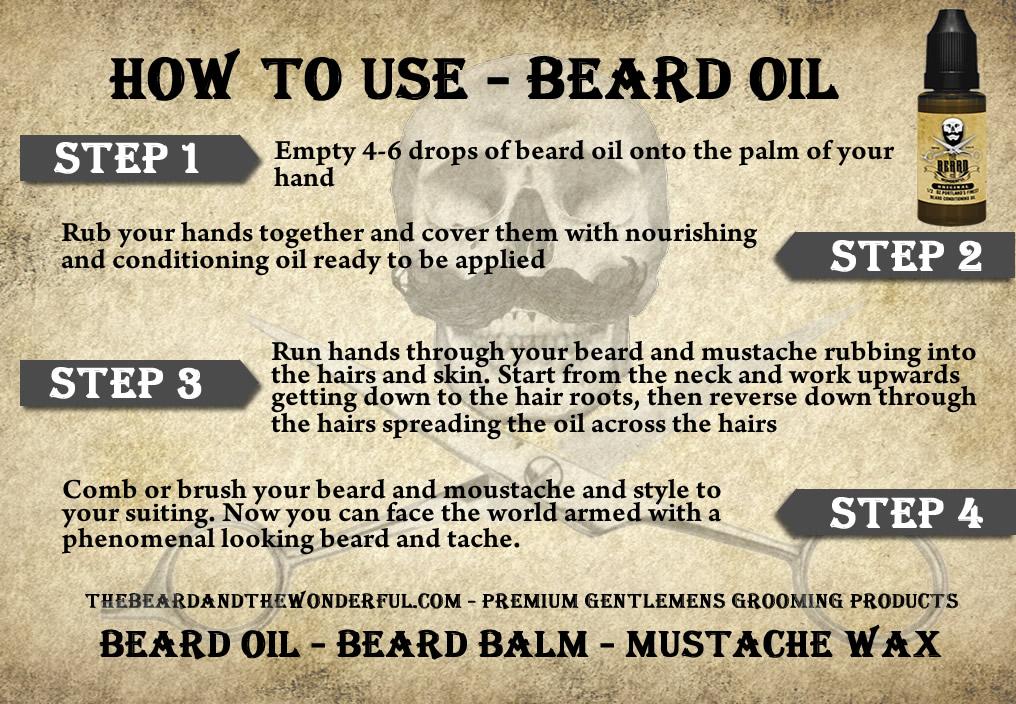 How To Use Beard Oil Instructions The Beard And The Wonderful 1340